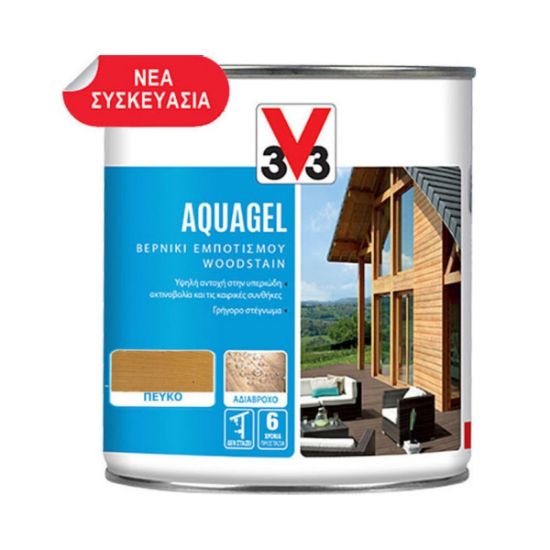 3V3LASURE AQUAGEL ΒΕΡΝ.ΝΕΡ. ΡΙΝ 750ml(9063)ΠΕΥΚΟ©