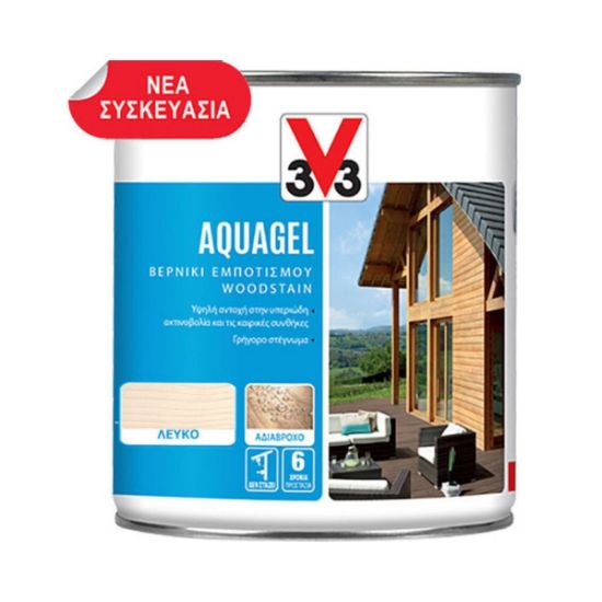 3V3 AQUAGEL ΒΕΡΝ.ΕΜΠΟΤ.ΝΕΡΟΥ. 52647ΛΕΥΚΟ 0.75L©