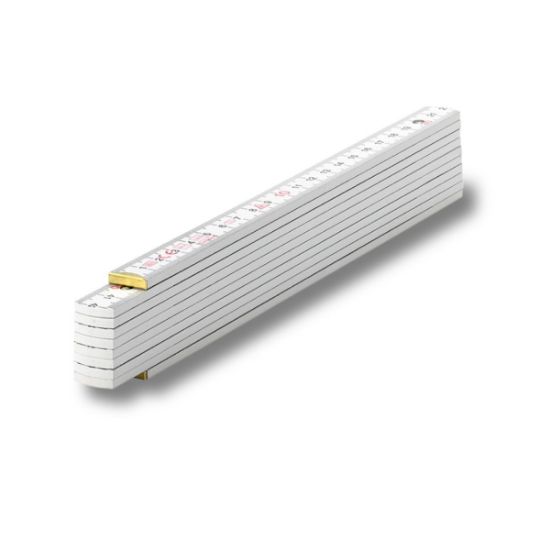 ΜΕΤΡΟ 2Μ ΞΥΛΙΝΟ ΛΕΥΚΟ SOLA & ΜΕΤΡΗΣΗ ΜΟΙΡΩΝ