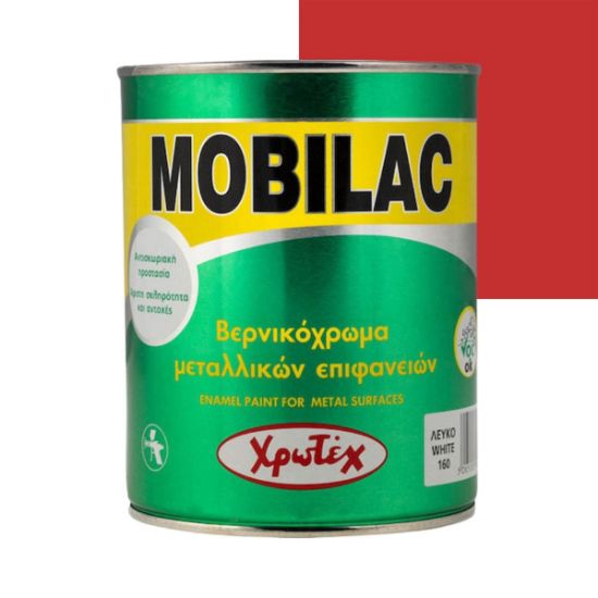 MOBILAC ΕΓΧΡΩΜΟ 124  0.75Lit©ΚΟΚΚΙΝΟ