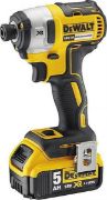 Dewalt Σετ Παλμικό Κατσαβίδι & Δραπανοκατσάβιδο Μπαταρίας 18V XR Li-Ion (2x5Ah) σε TSTAK - DCK266P2T-QW