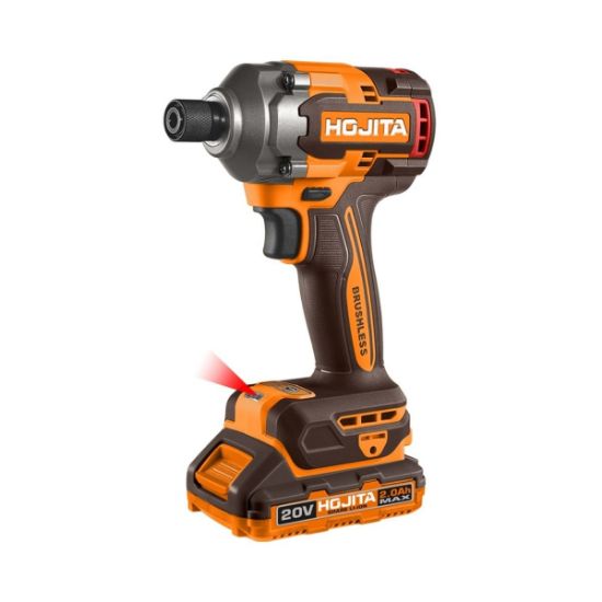 Παλμικό κατσαβίδι HOJITA Brushless 285Nm μπαταρίας 20V Βαλιτσάκι 601009.0002