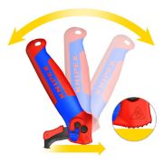 Knipex Απογυμνωτής Ομοαξονικών Καλωδίων Με Προστατευτικό Τακούνι 145mm – 16 50 145 SB