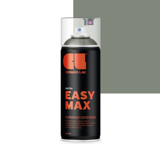 Cosmos Lac Σπρέι Βαφής Easy Max Cement Grey RAL 7033 No.808 400ml