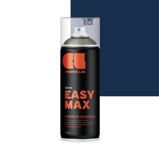 Cosmos Lac Σπρέι Βαφής Easy Max Cobalt Blue RAL 5013 No.824 400ml