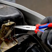 Knipex Μυτοτσίμπιδο Μακρυάς Μύτης με Κόφτη 200mm – 26 12 200