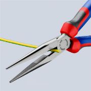 Knipex Μυτοτσίμπιδο Μακρυάς Μύτης με Κόφτη 200mm – 26 12 200