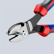 KNIPEX Πλαγιοκόφτης Ατσαλοσύρματος με Υπομόχλιο 180mm - 200mm