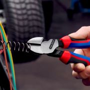 KNIPEX Πλαγιοκόφτης Ατσαλοσύρματος με Υπομόχλιο 180mm - 200mm