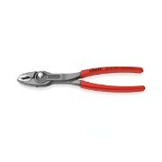 Knipex Ρυθμιζόμενη Πένσα 5 Θέσεων TwinGrip 200mm με Κουμπί & Απλή Μόνωση 8201200