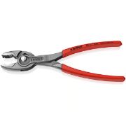 Knipex Ρυθμιζόμενη Πένσα 5 Θέσεων TwinGrip 200mm με Κουμπί & Απλή Μόνωση 8201200