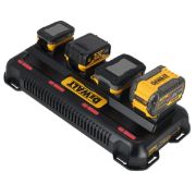 Dewalt Φορτιστής 4 Θυρών 4A 12V-18V-54V – DCB1404-QW
