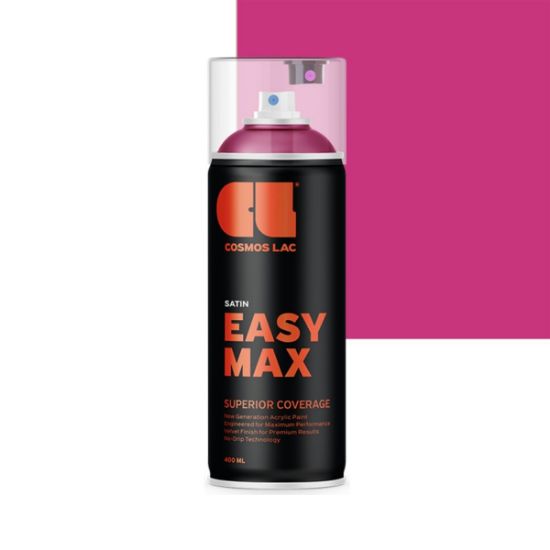 Cosmos Lac Σπρέι Βαφής Easy Max Magenta Σατινέ RAL 4010 No.868 400ml