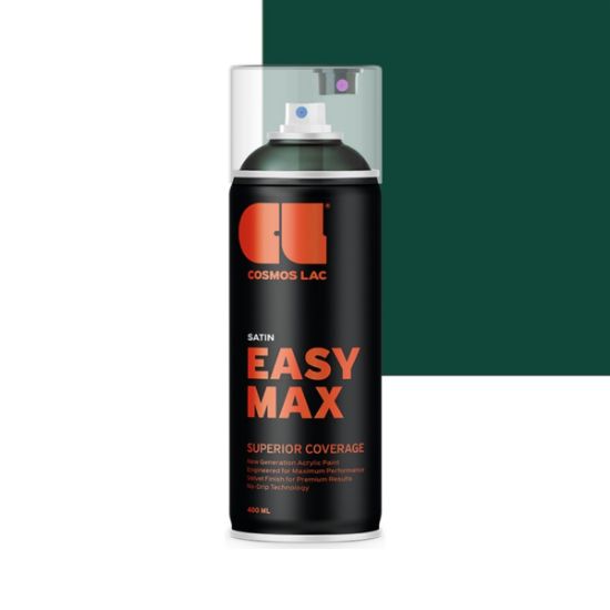 Cosmos Lac Σπρέι Βαφής Easy Max Moss Green Σατινέ Ral 6005 No.861 400ml