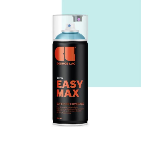 Cosmos Lac Σπρέι Βαφής Easy Max Pastel Blue Σατινέ No.875 400ml