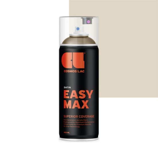 Cosmos Lac Σπρέι Βαφής Easy Max Pastel Mocca Σατινέ No.876 400ml