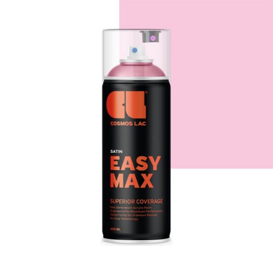 Cosmos Lac Σπρέι Βαφής Easy Max Pastel Pink Σατινέ No.872 400ml