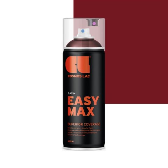 Cosmos Lac Σπρέι Βαφής Easy Max Purple Red Σατινέ RAL 3004 No.810 400ml