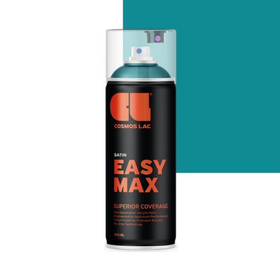 Cosmos Lac Σπρέι Βαφής Easy Max Turquoise Blue Ral 5018 Νο.819 400ml