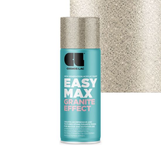 Cosmos Lac Σπρέι Βαφής Easy Max Granite Effect Beige Μπεζ No.931 400ml