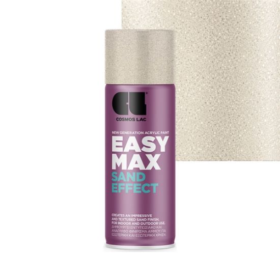 Cosmos Lac Σπρέι Βαφής Easy Max Sand Effect Beige Μπεζ No.940 400ml