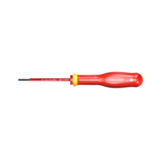 Facom Κατσαβίδι Ίσιο Μονωμένο 1000V 3.5x75mm – AT3.5X75VE