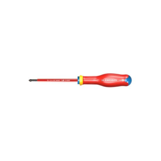 Facom Κατσαβίδι Pozidriv Μονωμένο 1000V PZ0 x 75mm – ATD0X75VE