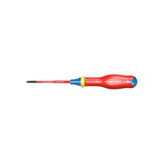 Facom Κατσαβίδι Pozidriv Μονωμένο 1000V PZ2 x 125mm – ATD2X125VE