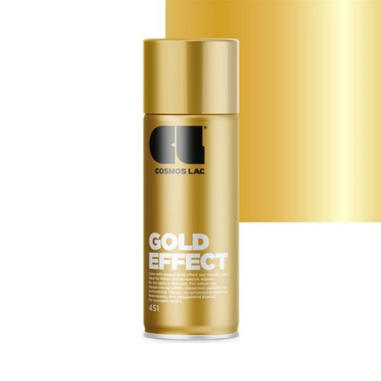 Cosmos Lac Σπρέι Βαφής Chrome Effect Gold Εφέ No.451 400ml