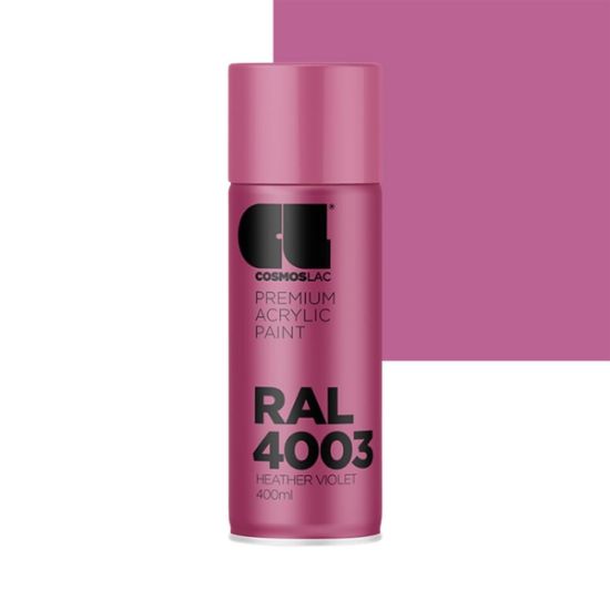 Cosmos Lac Σπρέι Βαφής Premium Acrylic Heather Violet Γυαλιστερό RAL 4003 No.468 400ml