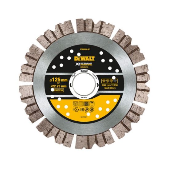 Picture of Dewalt Ανταλλακτικός Διαμαντόδισκος Extreme Runtime 125x22.23mm για DCG200 – DT90294-QZ