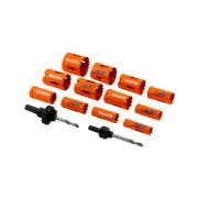 Bahco Σετ Διμεταλλικών Ποτηροτρύπανων Sandflex 19-76mm 14 Τεμαχίων – 3834PR-122-76