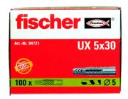 ΑΓΚΥΡΙΟ PLUG UX 5X30 94721 FISCHER©