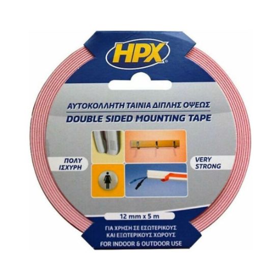 HPX ΤΑΙΝΙΑ ΔΙΠΛΗΣ ΟΨΗΣ ΚΑΘΡΕΦΤΗ 12mmX5