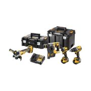 Dewalt Σετ Κρουστικό Δραπανοκατσάβιδο & Παλμικό Κατσαβίδι XR 18V σε Θήκη ToughSystem (2x5Ah) DCK266P2-QW
