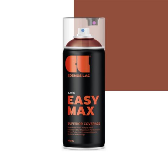 Cosmos Lac Σπρέι Βαφής Easy Max Cooper Brown RAL 8004 No.826 400ml