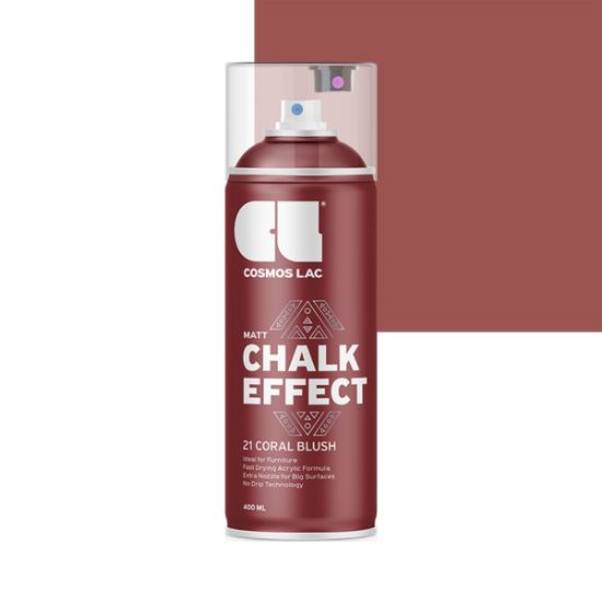 Cosmos Lac Chalk Effect Χρώμα Κιμωλίας Coral Blush No.21 400ml
