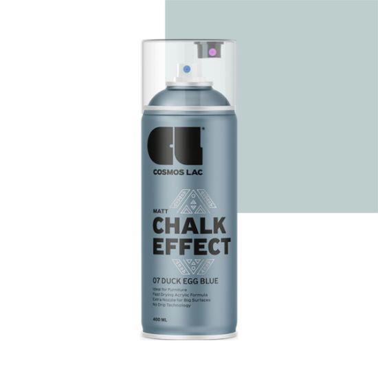 Cosmos Lac Chalk Effect Χρώμα Κιμωλίας Duck Egg No.07 400ml