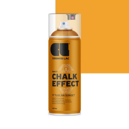 Cosmos Lac Chalk Effect Χρώμα Κιμωλίας Tuscan Sunset No.17 400ml