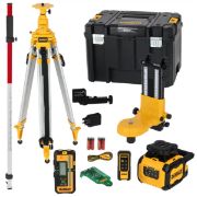 Dewalt Περιστροφικό Laser Πράσινης Δέσμης 600m ±1.5mm/30m με Τρίποδο – DCLE15221GL-QW