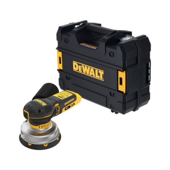 Εικόνα της Dewalt Έκκεντρο Τριβείο Μπαταρίας Brushless 18V XR 125mm Solo σε Βαλίτσα TSTAK – DCW211NT-XJ