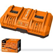 Hojita Διπλός Φορτιστής Μπαταριών Λιθίου 2x20V 4A+4A Ταχείας Φόρτισης – HJFCP582E